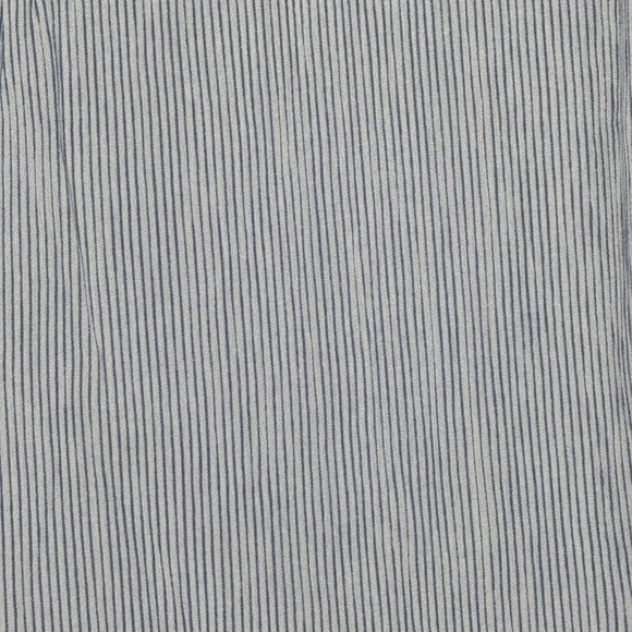 Absolutely Famous Large Top Shirt Gray Striped V Neck Bell 3/4 Sleeve Womens - Picture 8 of 8